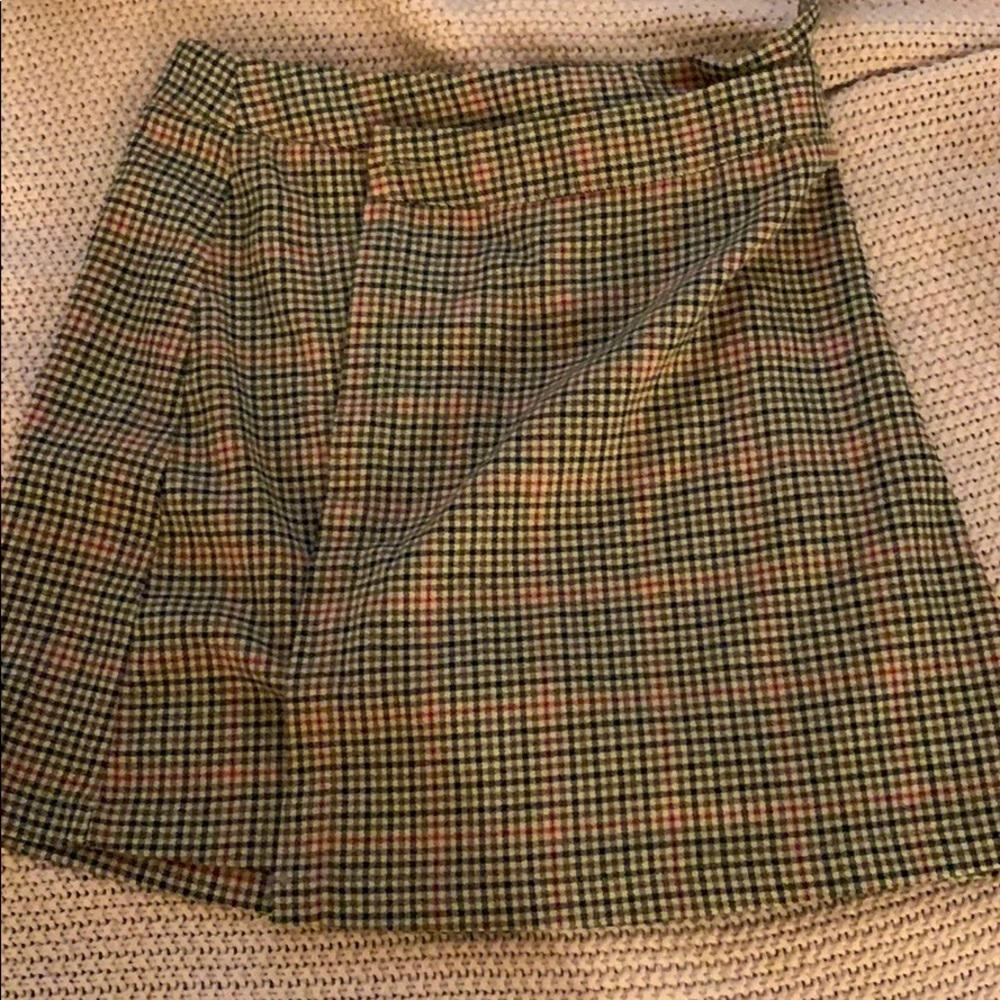 john galt plaid skirt